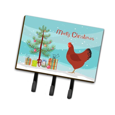 Carolines Treasures New Hampshire Red Chicken Christmas Leash or Key Holder BB9210TH68